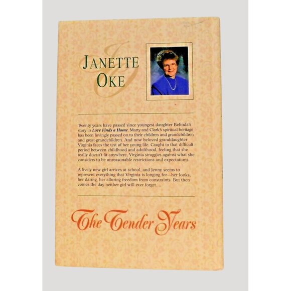 The Tender Years by Janette Oke 1998 Hardcover 1st in A Prairie Legacy Series - Picture 2 of 4